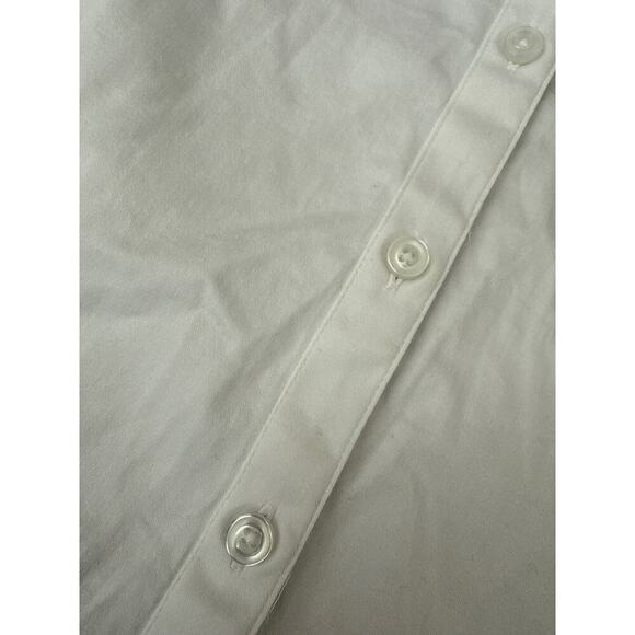 Chico’s floral
Trimmed 3/4 sleeve blouse 
Womens 2  (12-14) - Picture 3 of 6